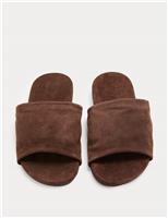 Suede Flat Mules