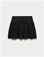 Pure Cotton Tiered Skirt (6-16 Yrs)