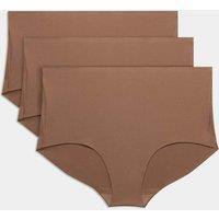 Body by M&S 3 pack Body Invisibles No VPL High Rise Knicker Shorts Jasper