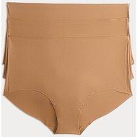 Body by M&S 3 pack Body Invisibles No VPL High Rise Knicker Shorts Sunstone
