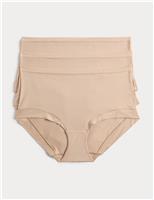 Body by M&S 3pk Flexifit Modal High Rise Shorts Opal