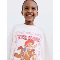 M&S Toy Story Jessie Sweatshirt (2-8 Yrs) Ecru