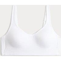 M&S Non Wired Sports First Bra AA-D White