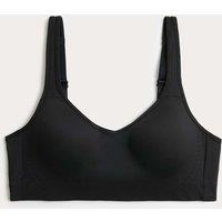 M&S Non Wired Sports First Bra (AA-D) Black