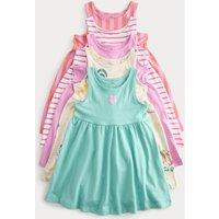 M&S 5 Pack Pure Cotton Dresses (2-8 Yrs) Multi