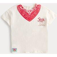M&S Toy Story Pure Cotton Bandana T-Shirt (2-8 Yrs) Ecru