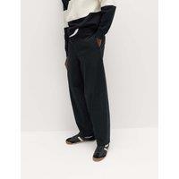M&S Barrel Fit Trousers Black