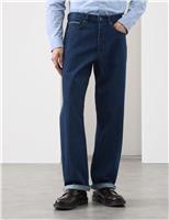 Loose Fit Rigid Pure Cotton Selvedge Jeans