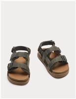 Kids Sporty Riptape Sandals (4 Small - 2 Large)