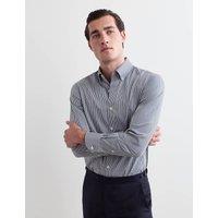 JAEGER Regular Fit Pure Cotton Check Shirt Navy Mix