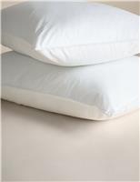 M&S 2 Pack Smart Wash & Dry Firm Pillows White