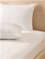 M&S 2 Pack Stay Cool Pure Cotton Firm Pillows White