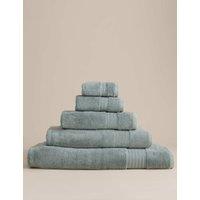 M&S Egyptian Cotton Towel Seafoam