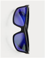 M&S Mirrored Sunglasses Black
