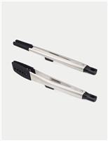 Joseph Joseph Set of 2 Elevate Fusion Silicone Tongs Grey