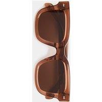 Autograph Chunky Polarised Sunglasses Light Brown