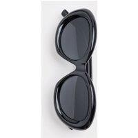M&S Oval Chunky Sunglasses Black