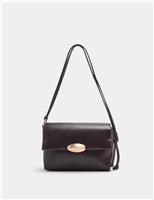 M&S Hardware Mini Shoulder Bag Dark Chocolate