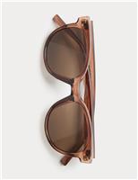 M&S Round Sunglasses Green