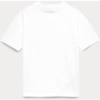 M&S Pure Supima Cotton T-Shirt (6-16 Yrs) White