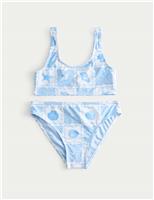 2 Piece Shell Print Bikini (6-16 Yrs)