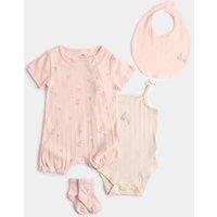 M&S 4 Piece Starter Set (7lbs-12 Mths) Tea Rose