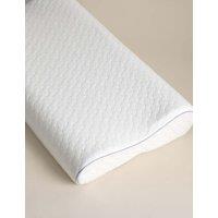 M&S Memory Foam Cooling Contour Support Pillow White