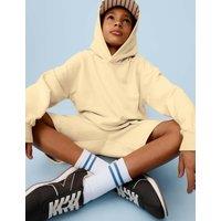M&S Cotton Rich Hoodie (6-16 Yrs) Pale Straw