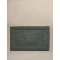 M&S Luxury Egyptian Cotton Bath Mat Smokey Green