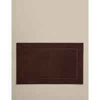 M&S Luxury Egyptian Cotton Bath Mat Chocolate