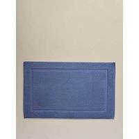 M&S Luxury Egyptian Cotton Bath Mat Denim Mix