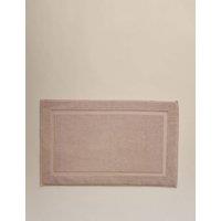 M&S Luxury Egyptian Cotton Bath Mat Biscuit