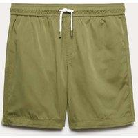 M&S Plain Swim Shorts (6-16 Yrs) Khaki