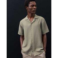 Autograph Short Sleeve Geometric Shirt Sable