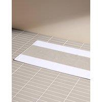 M&S X Kelly Hoppen Pure Cotton Central Band Bath Mat Grey