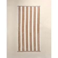 M&S Pure Cotton Sand Resistant Beach Towel Neutral