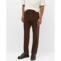 M&S Regular Fit Corduroy Stretch Chinos Rich Brown