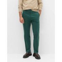 M&S Regular Fit Stretch Chinos Dusty Cedar