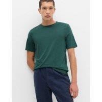 M&S Pure Cotton Regular Fit Crew Neck T-Shirt Dusty Cedar