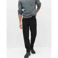 M&S Straight Fit Cargo Trousers Black