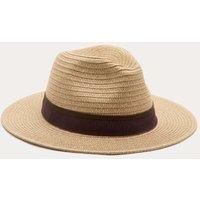 M&S Textured Packable Broad Brim Hat Brown Mix