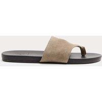 M&S Suede Flat Mules Mink