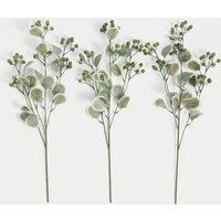 M&S Artificial Berry Filler Single Stem Trio Green