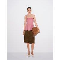 Autograph Suede Bermuda Shorts Dark Olive