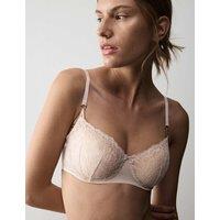 Autograph Lace with Silk Wired Balcony Bra (A-E) Light Beige