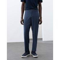 Autograph Relaxed Fit Wool Blend Stretch Trousers Nightshade