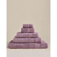 M&S Egyptian Cotton Towel Mauve