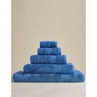 M&S Egyptian Cotton Towel Bright Blue