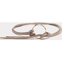 M&S Leather Rope Belt Mocha