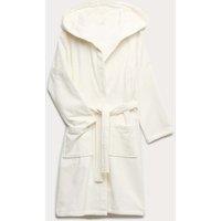 M&S Towelling Hooded Robe (9 Mths-16 Yrs) Ivory